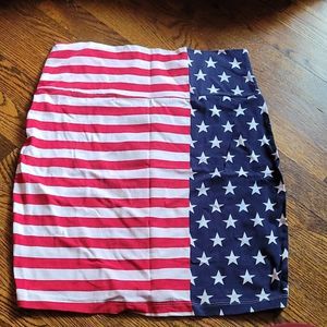 Charlotte Russe American flag skirt #230